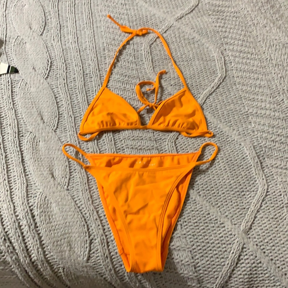 La Hearts Orange Bikini